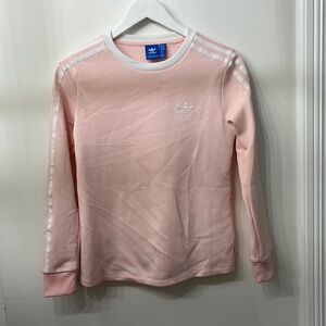 Pink Adidas Long Sleeve Top